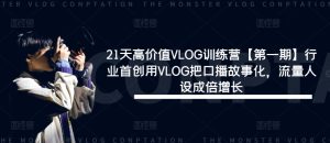 21天高价值VLOG训练营【第一期】行业首创用VLOG把口播故事化，流量人设成倍增长-瀚海资源库