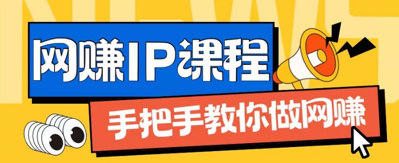 ip合伙人打造1.0，从0到1教你做网创，实现月入过万【揭秘】-瀚海资源库