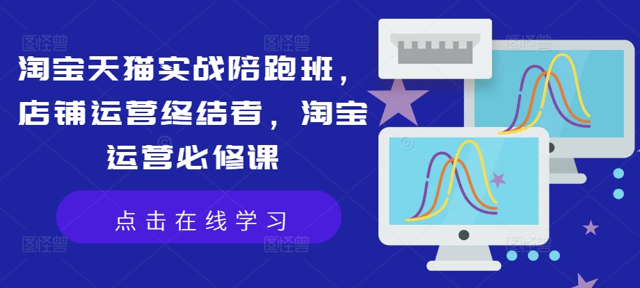 淘宝天猫实战陪跑班，店铺运营终结者，淘宝运营必修课-瀚海资源库