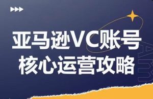 亚马逊VC账号核心玩法解析，实战经验拆解产品模块运营技巧，提升店铺GMV，有效提升运营利润-瀚海资源库
