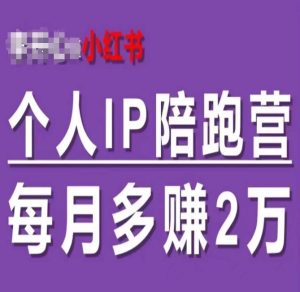 小红书个人IP陪跑营，60天拥有自动转化成交的双渠道个人IP，每月多赚2w-瀚海资源库