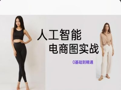 人工智能SD电商图实战，ai绘图0基础到精通-瀚海资源库