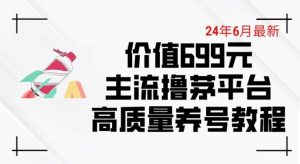 6月最新价值699的主流撸茅台平台精品养号下车攻略【揭秘】-瀚海资源库