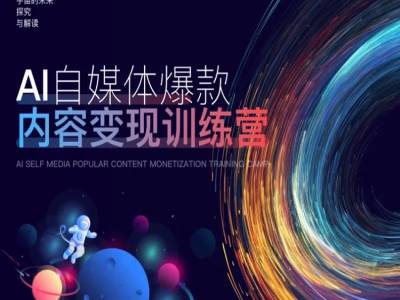 AI自媒体爆款内容变现训练营，20%底层逻辑，60%实操方法，20%案例拆解(即学即用)-瀚海资源库