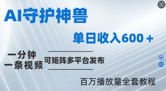 制作各省守护神，100多W播放量的视频只需要1分钟就能完成【揭秘】-瀚海资源库